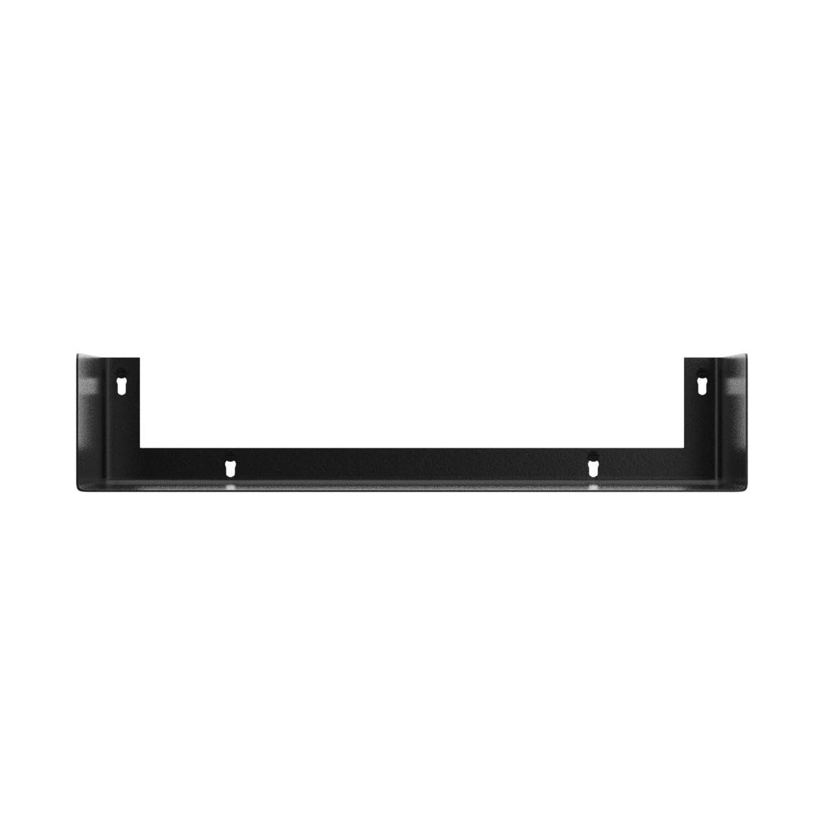 Black Set of 2 U Shape Wall Mount Metal Shelf D595
