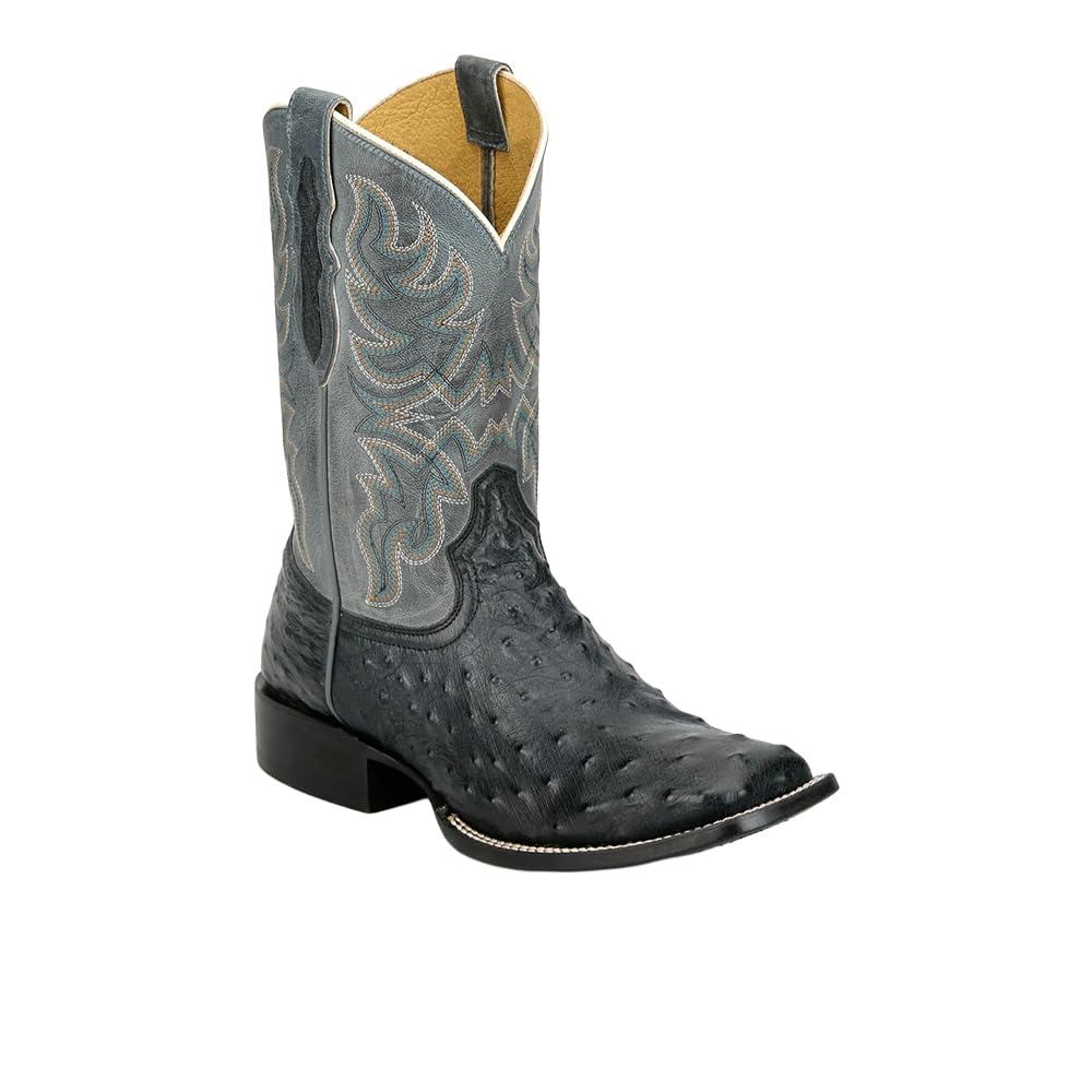 Grey Ostrich Western Boot E4431