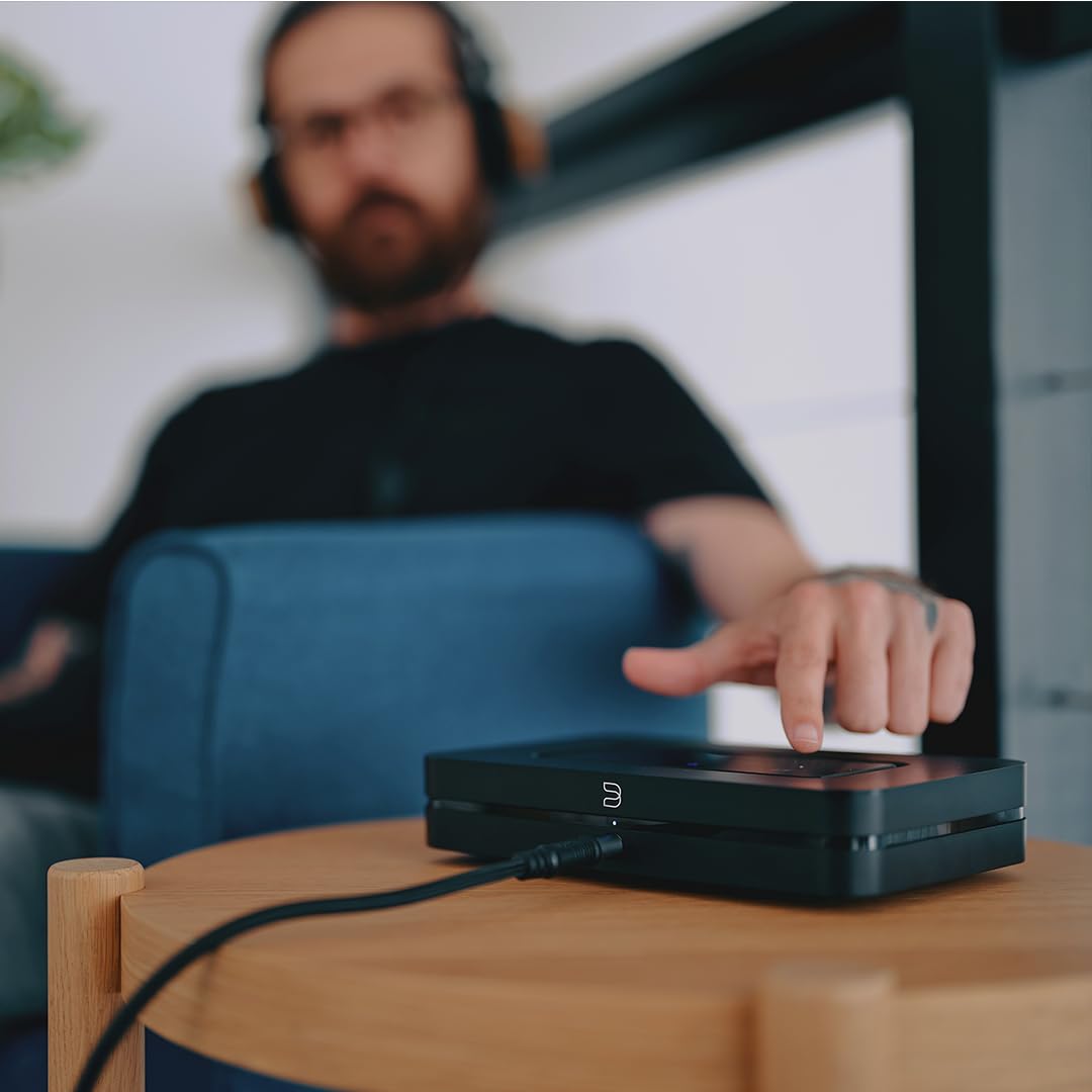 Black Wireless Music Streamer L47460