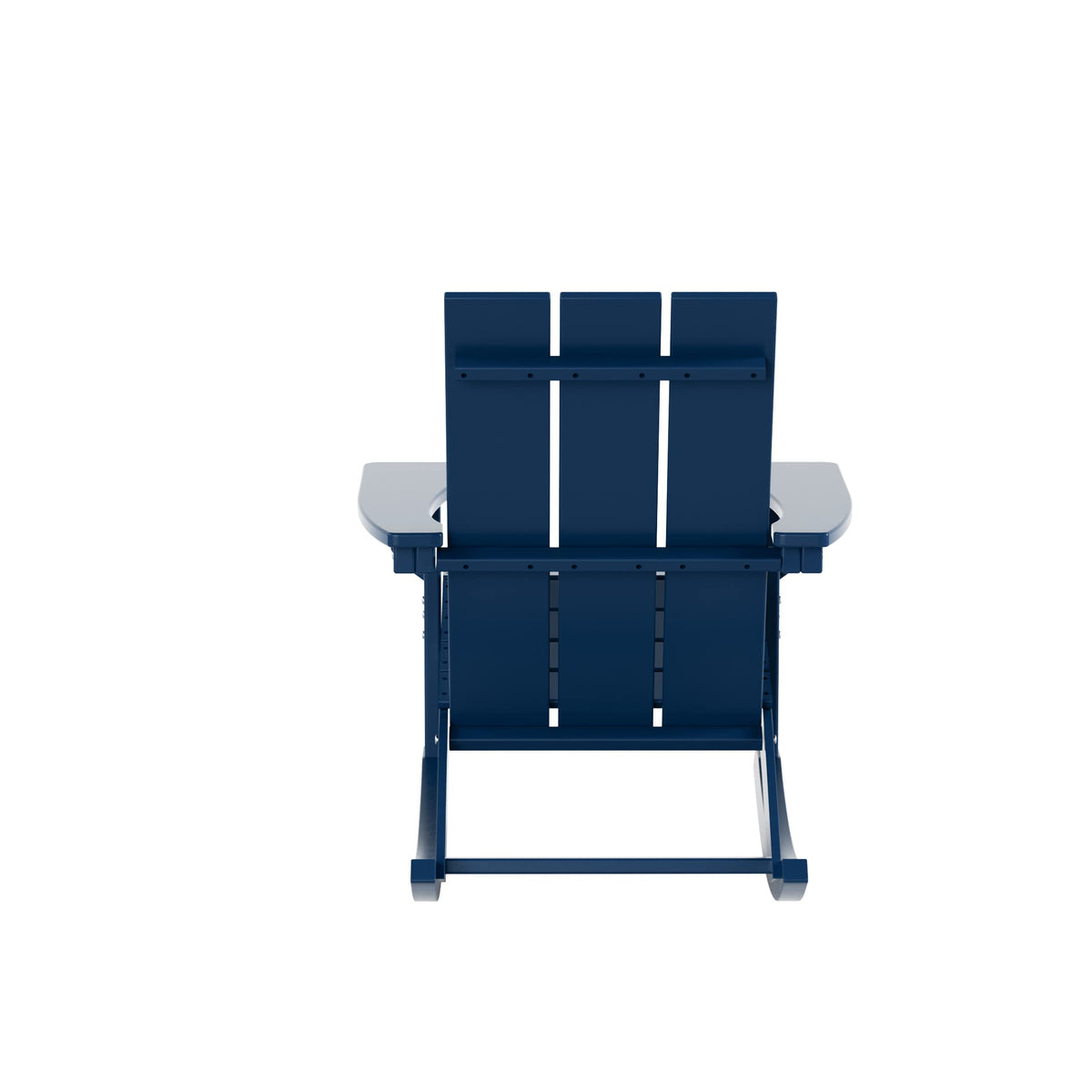 Navy Blue Poly Adirondack Chair Set of 2 L431