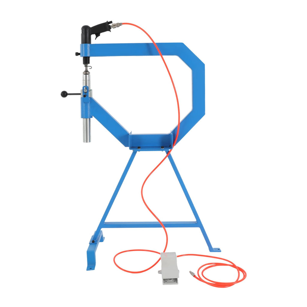Air Powered Pneumatic Planishing Hammer with Foot Pedal and 3 Anvils O88863
