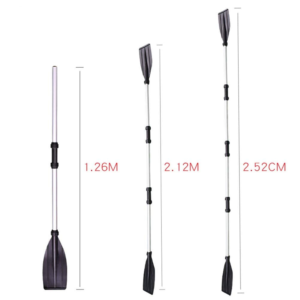 Aluminum Alloy Paddle, 2 Pack Adjustable Kayak Oars U2415