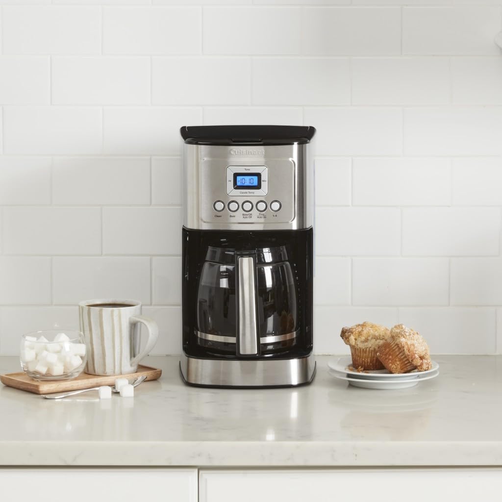 14-Cup Glass Carafe Stainless Steel Coffee Maker H2211