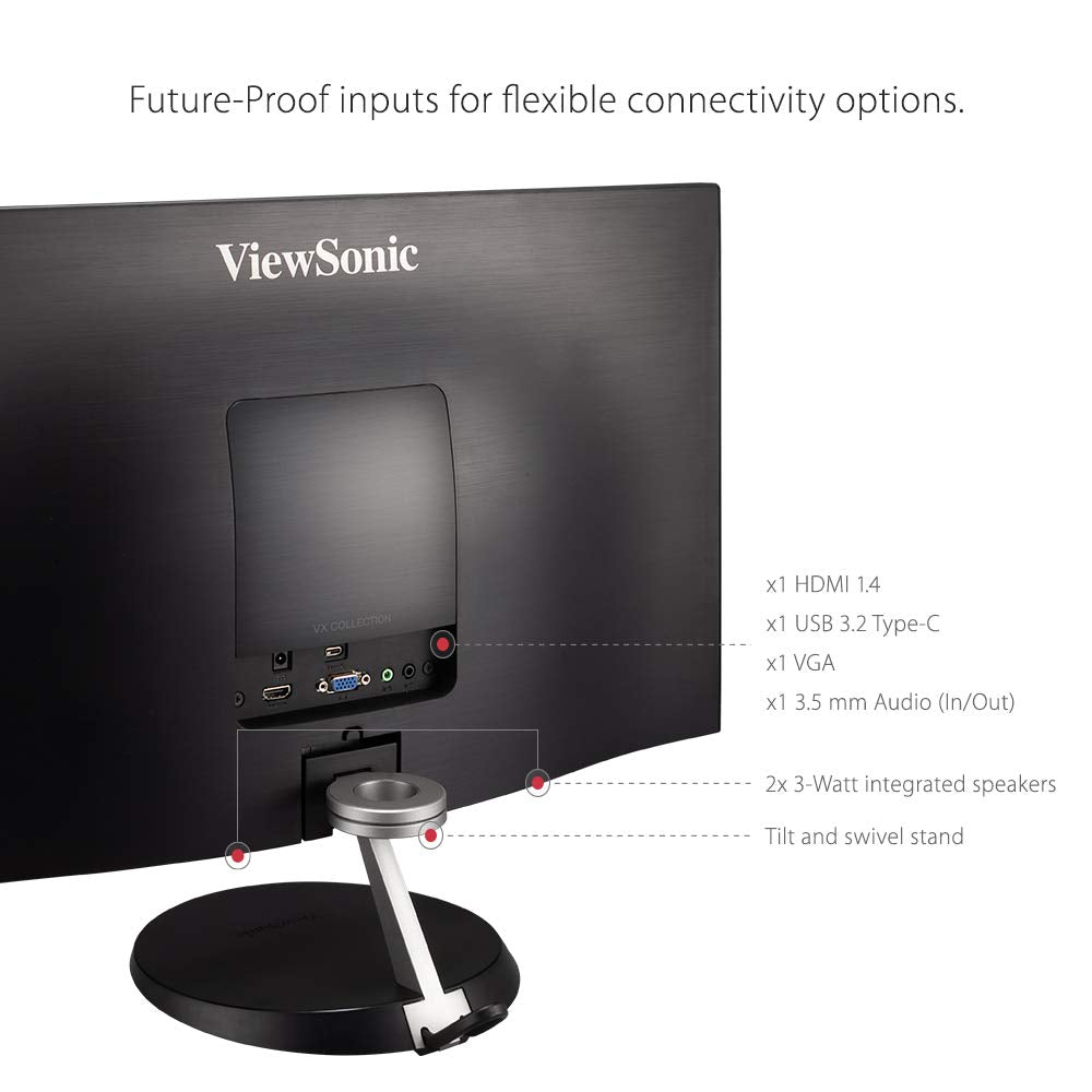 24 Inch 1080p IPS Monitor with USB C and FreeSync K850
