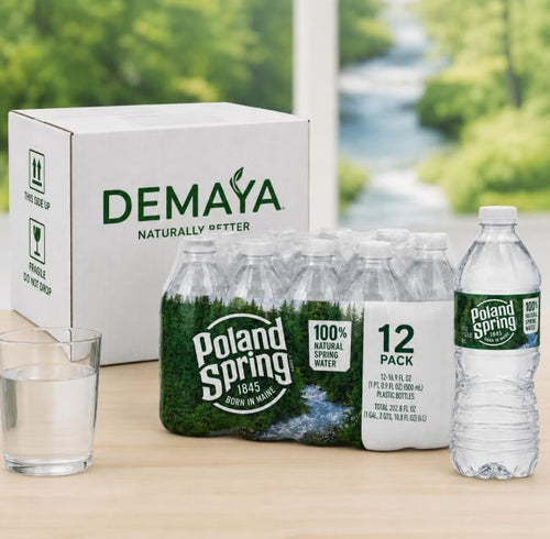 100% Natural Spring Water 16.9 Fl Oz 12 Pack D939675
