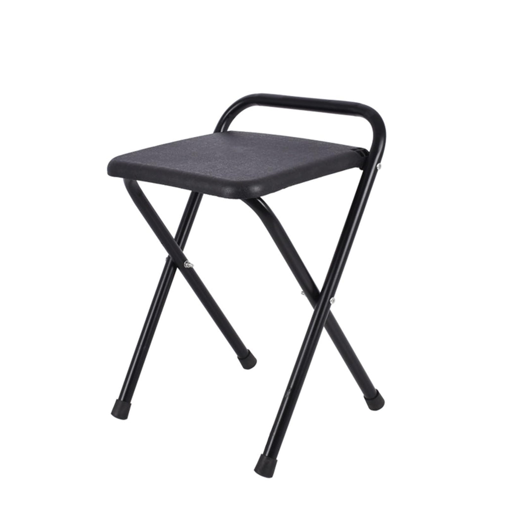 Portable Folding Stool 18 Inch Black G412