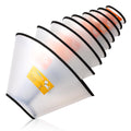9 Pcs Adjustable Soft Dog Cone Collar Set X317695
