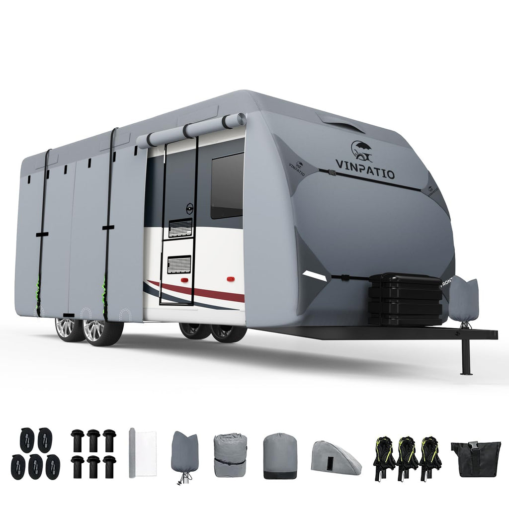 7 Layers Travel Trailer Cover Fits 30'-33' B917
