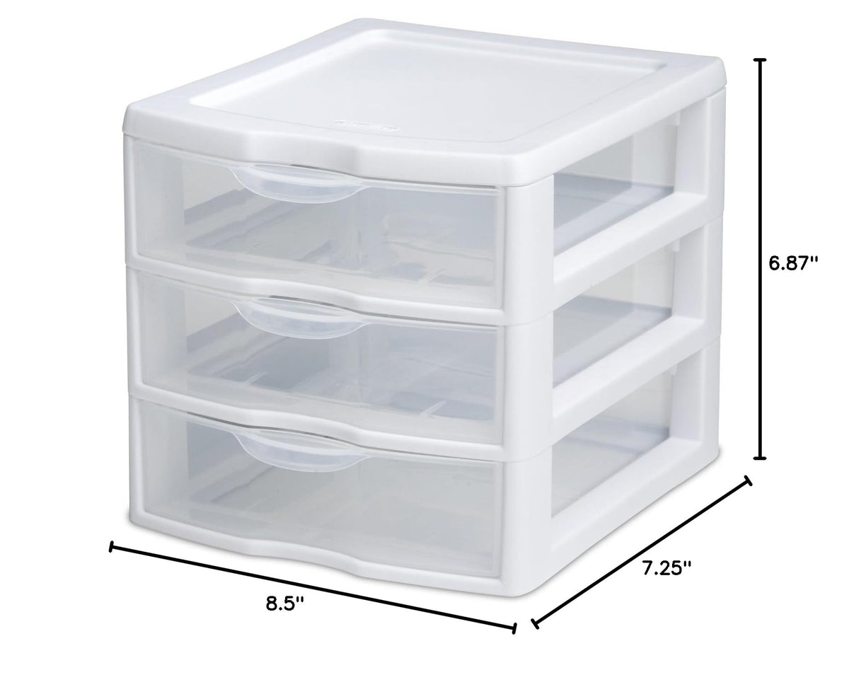 3 Drawer Mini Desktop Unit V5039