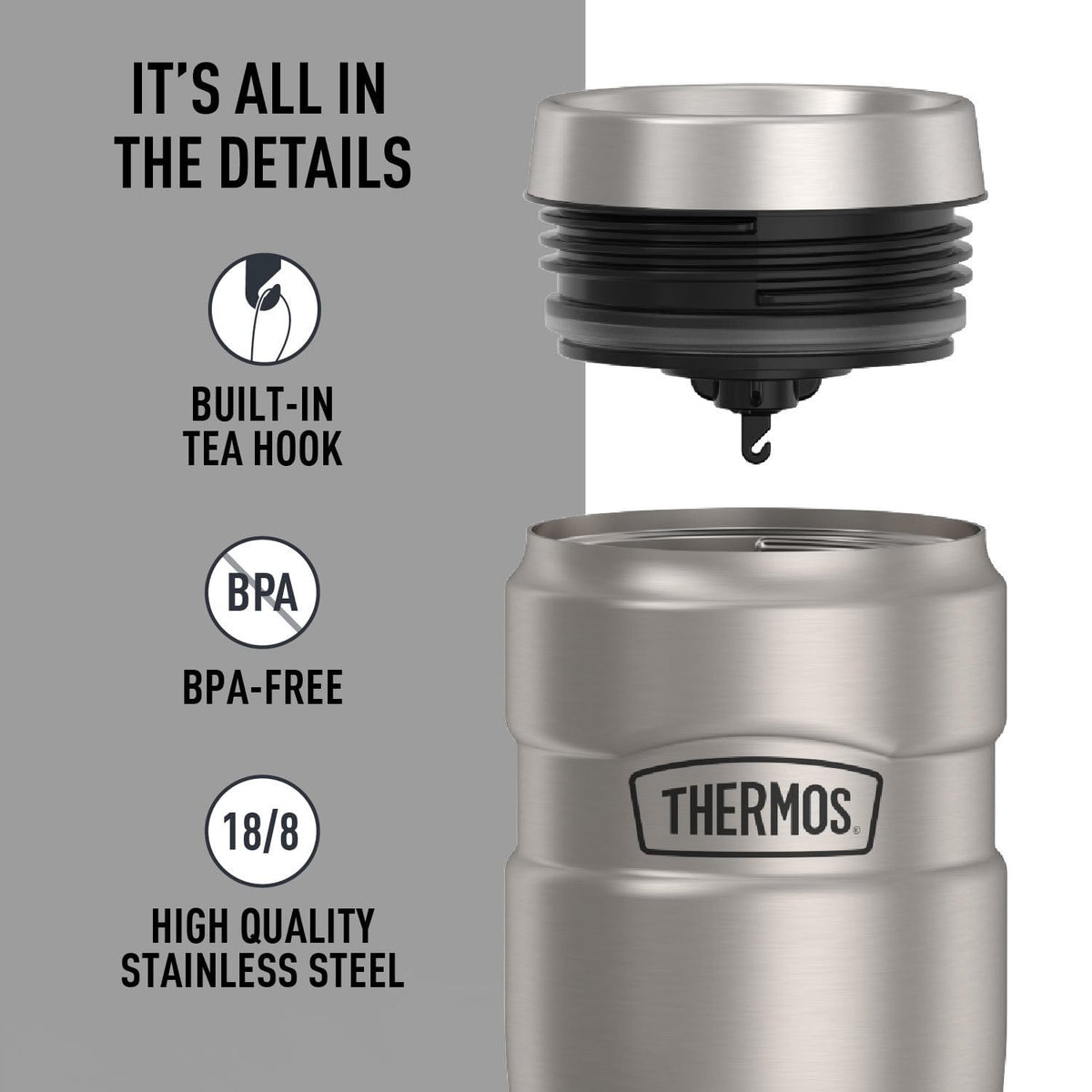 Stainless Steel Vacuum-Insulated Travel Tumbler 16 Ounce V97915