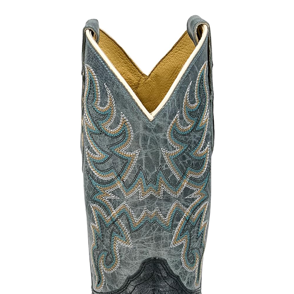 Grey Ostrich Western Boot E4431