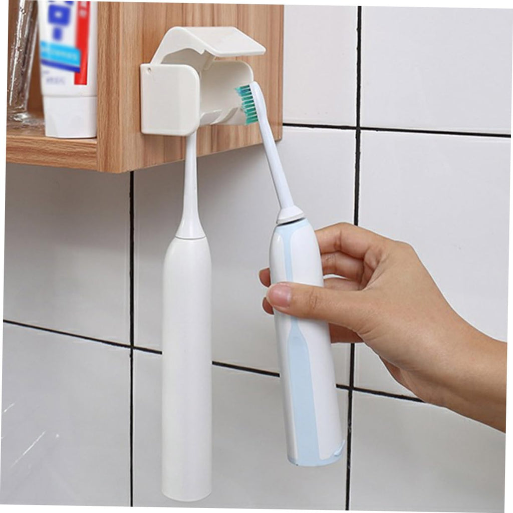 2 Pack Wall Mount Plastic Electric Toothbrush Holder V44322