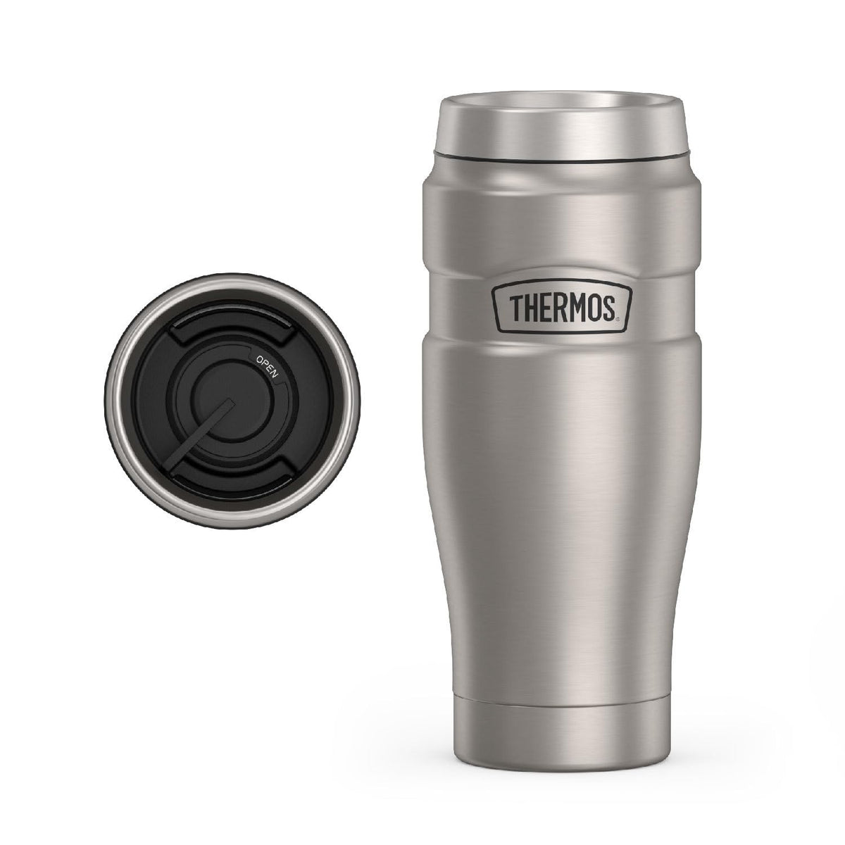 Stainless Steel Vacuum-Insulated Travel Tumbler 16 Ounce V97915