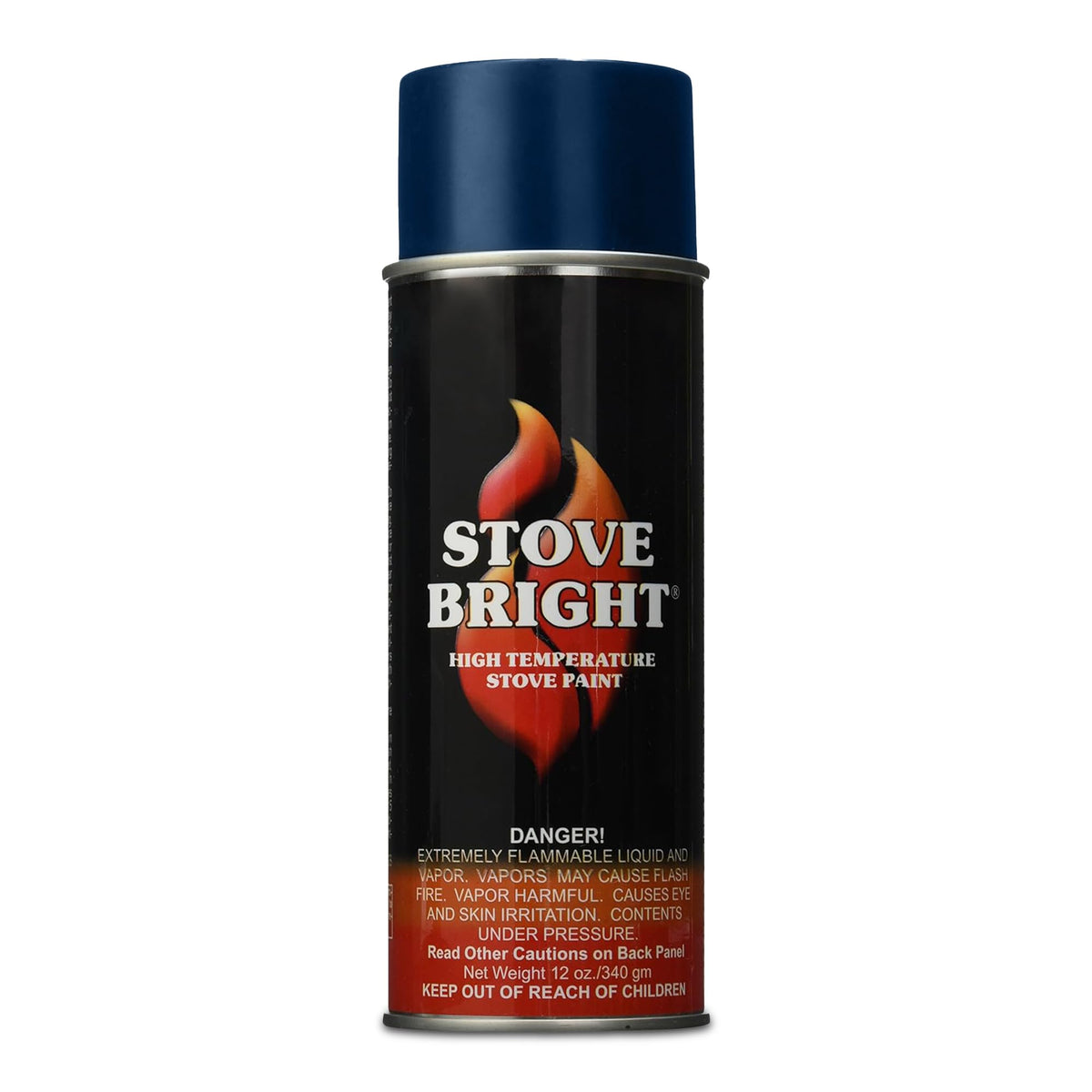 High Temp Metallic Blue Satin Spray Paint 12 Oz Can A70896