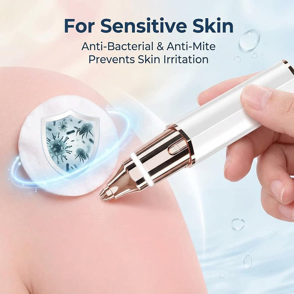 Rechargeable 2-in-1 Facial Hair Remover and Eyebrow Trimmer V82795