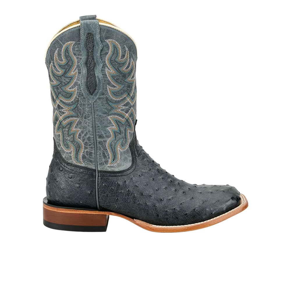 Grey Ostrich Western Boot E4431