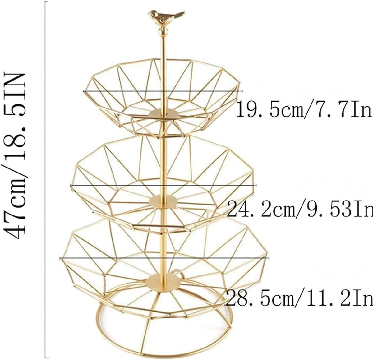 3 Tier Fruit Basket Y8820