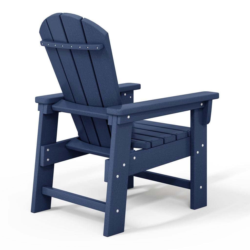 Navy Blue HDPE Adirondack Chair H1185