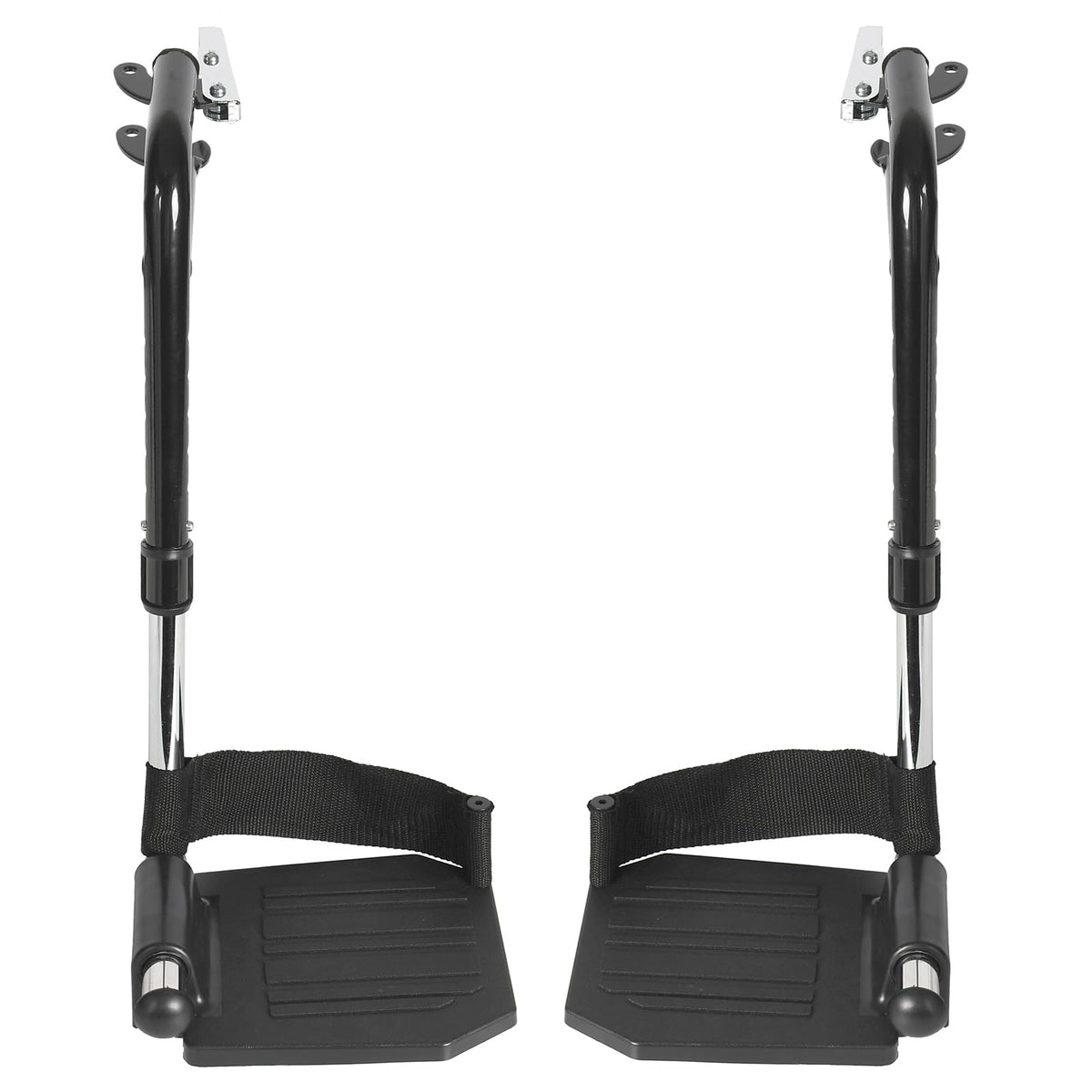 Black Adjustable Foldable Wheelchair Footrest O238
