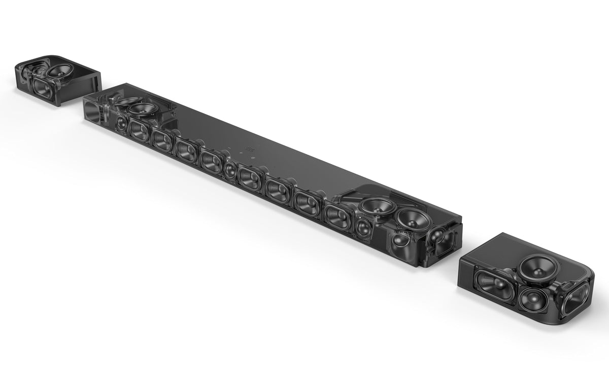 Black Dolby Atmos Soundbar with Detachable Speakers R208551