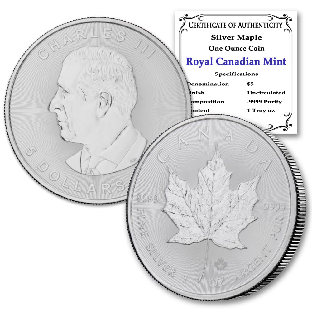1 oz Canadian Maple Leaf Silver Coin E951