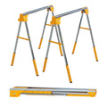 Adjustable Folding Steel Sawhorse 2 Pack D1680