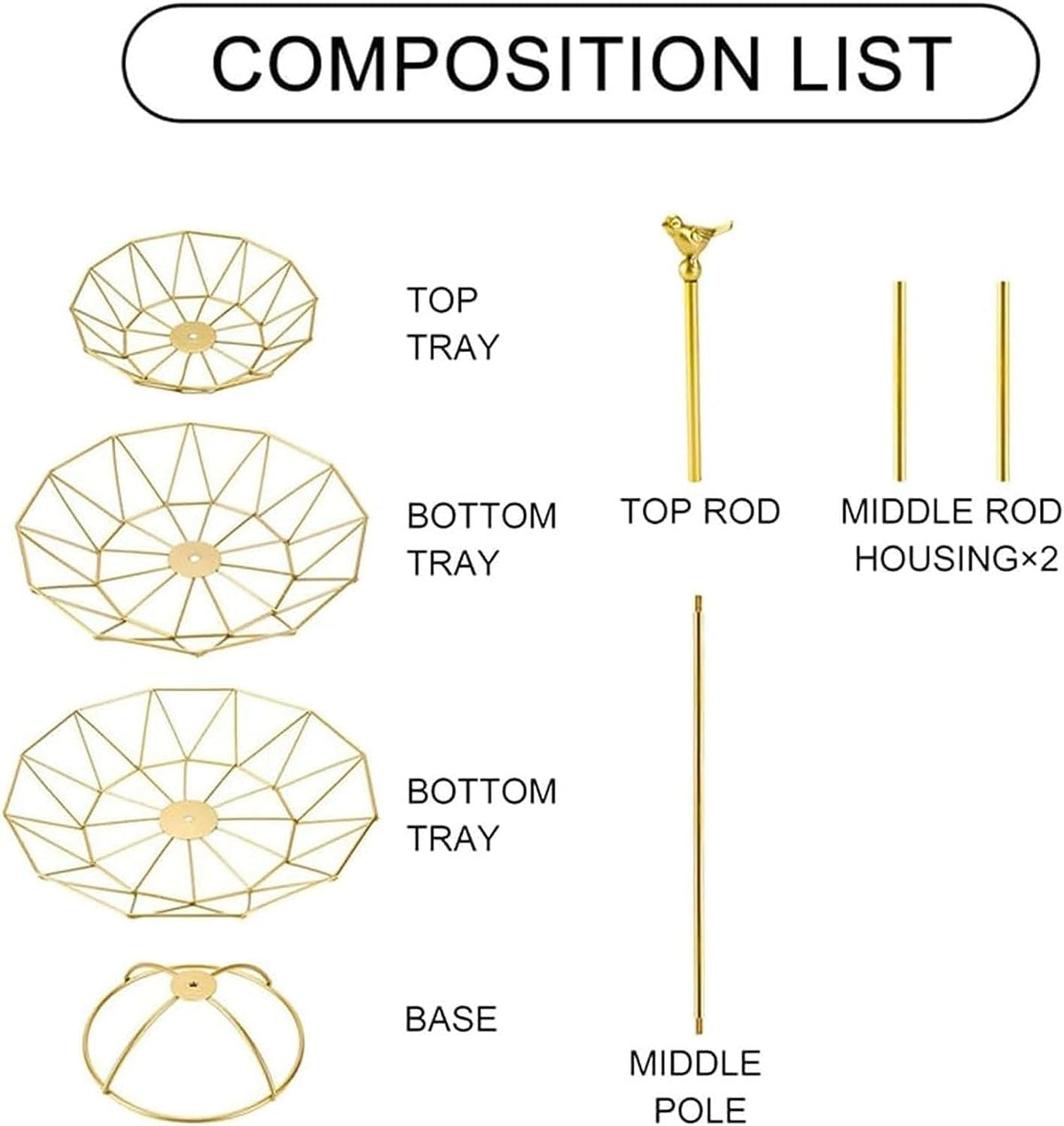 3 Tier Fruit Basket Y8820