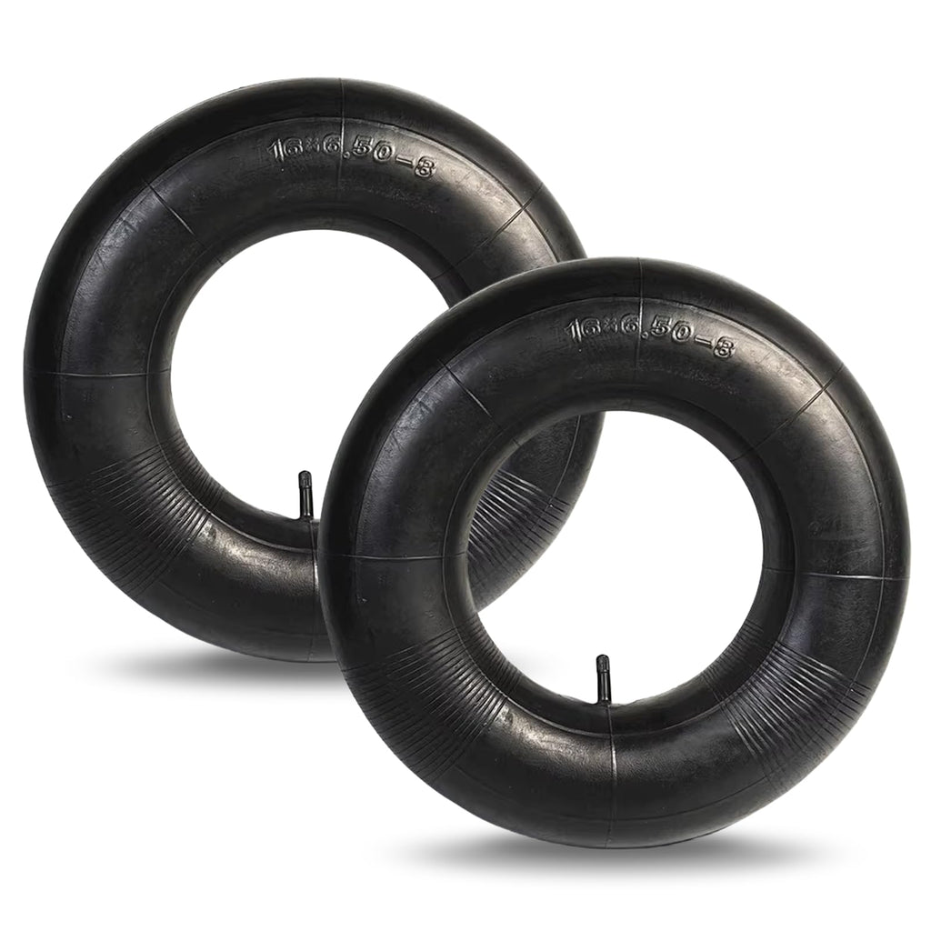 2 Pack 16x6.50-8/7.50-8 Lawn Mower Tire Inner Tubes with TR-13 Straight Valve Stem M8108
