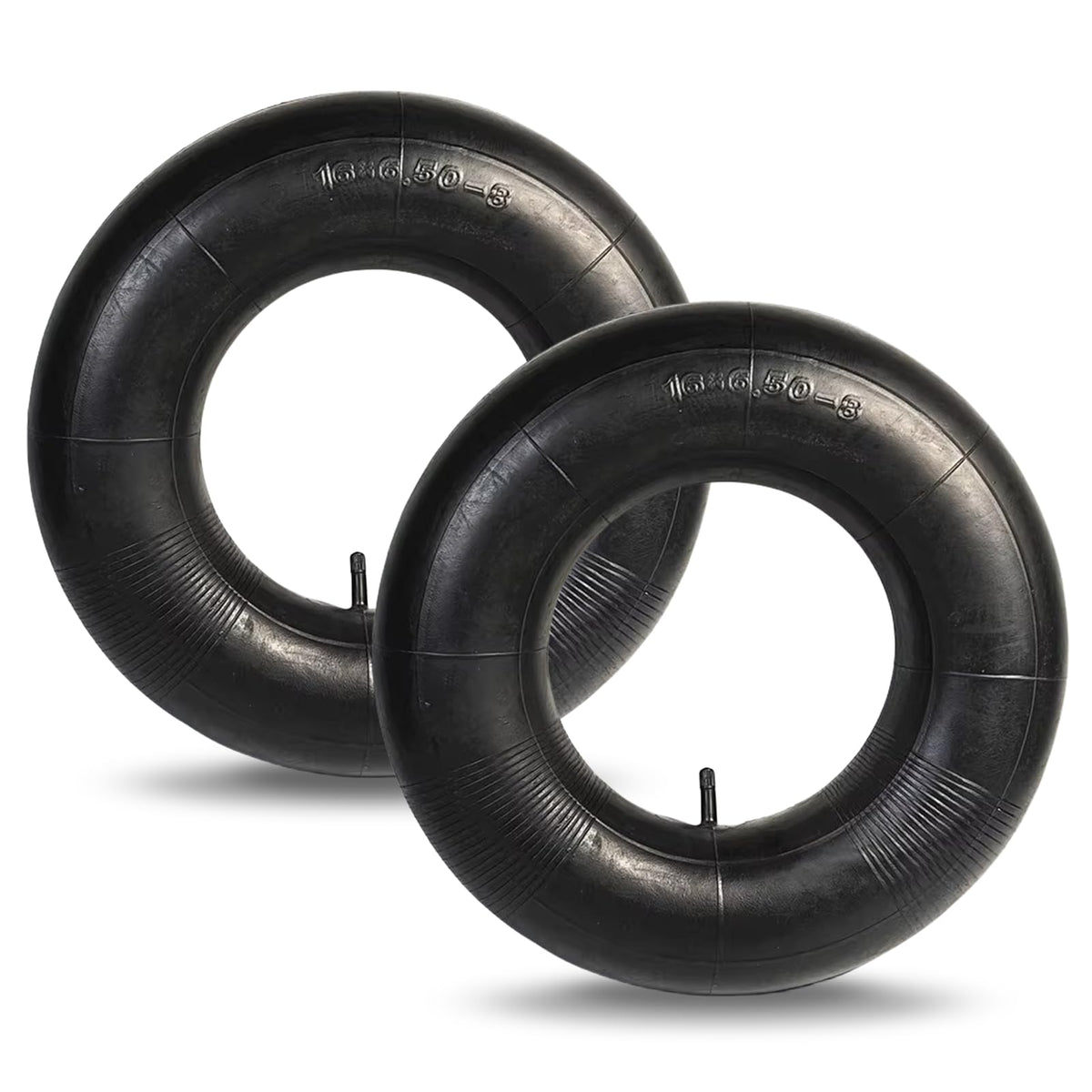 2 Pack 16x6.50-8/7.50-8 Lawn Mower Tire Inner Tubes with TR-13 Straight Valve Stem M8108