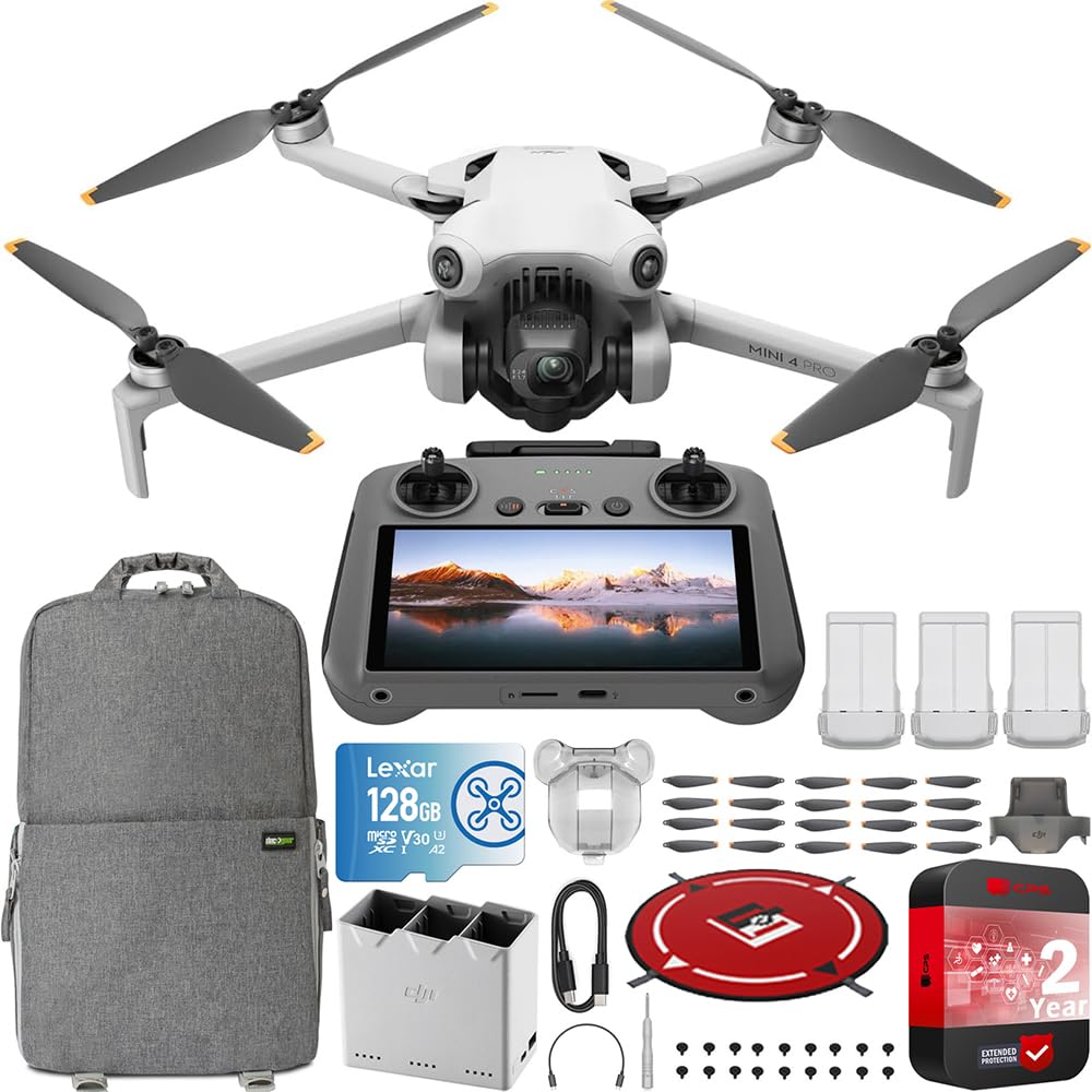 Folding Drone with 4K HDR Camera, Under 249g, 3 Batteries B1214