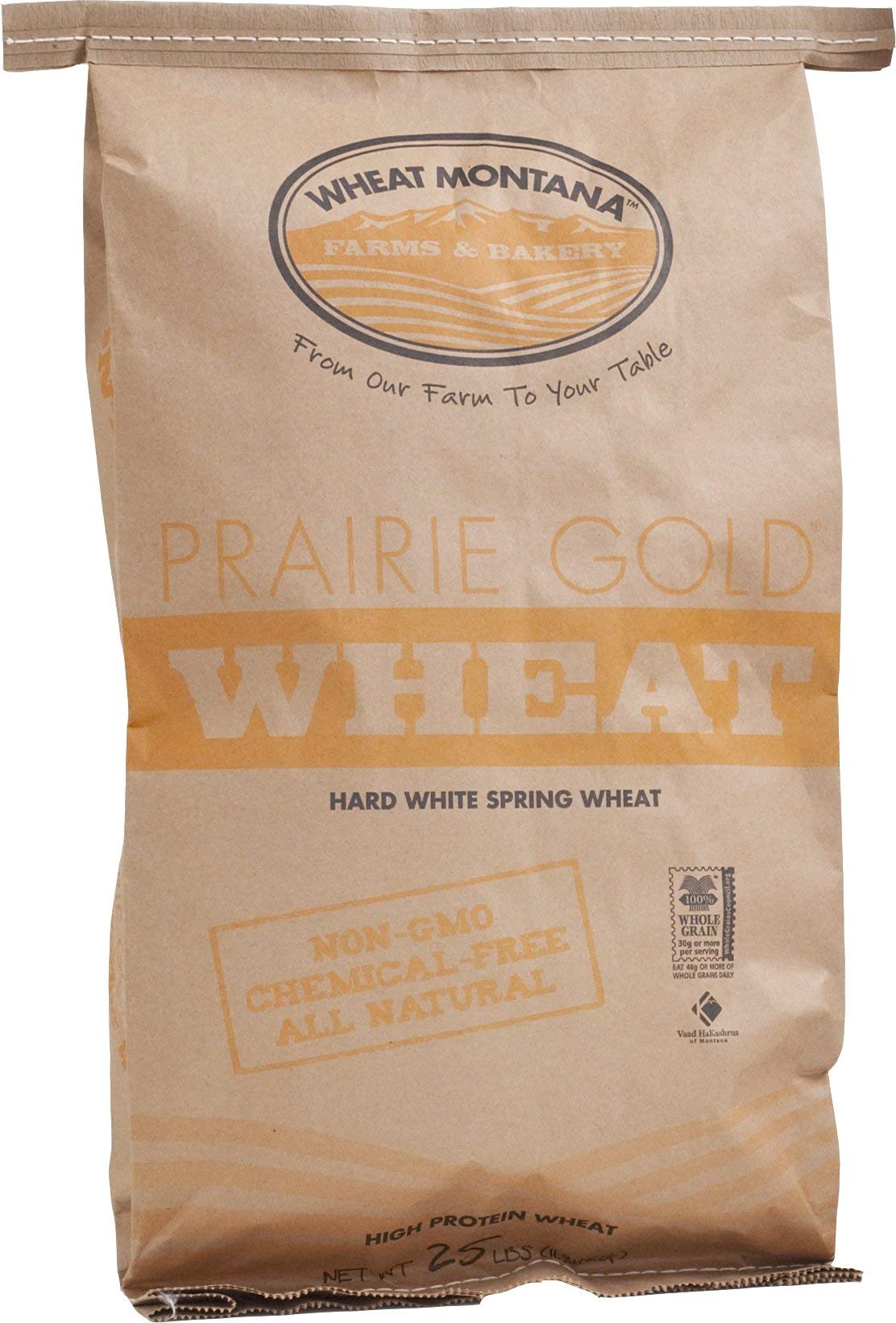 Hard White Wheat 25 Pounds Pack of 2 J384