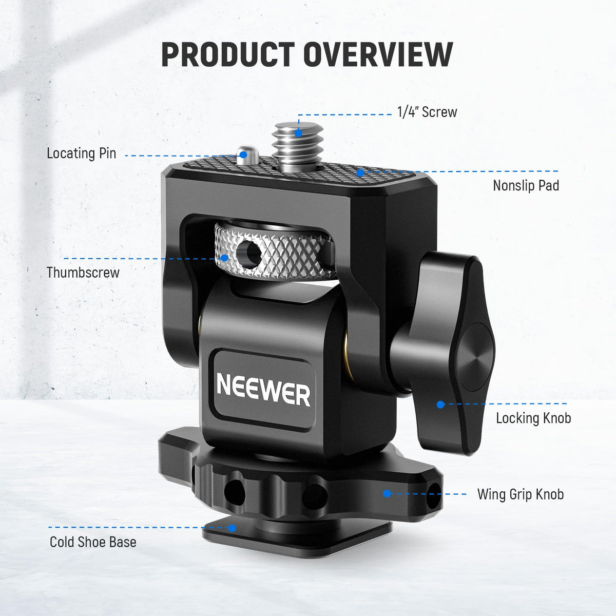 Camera Monitor Mount with Cold Shoe Q820