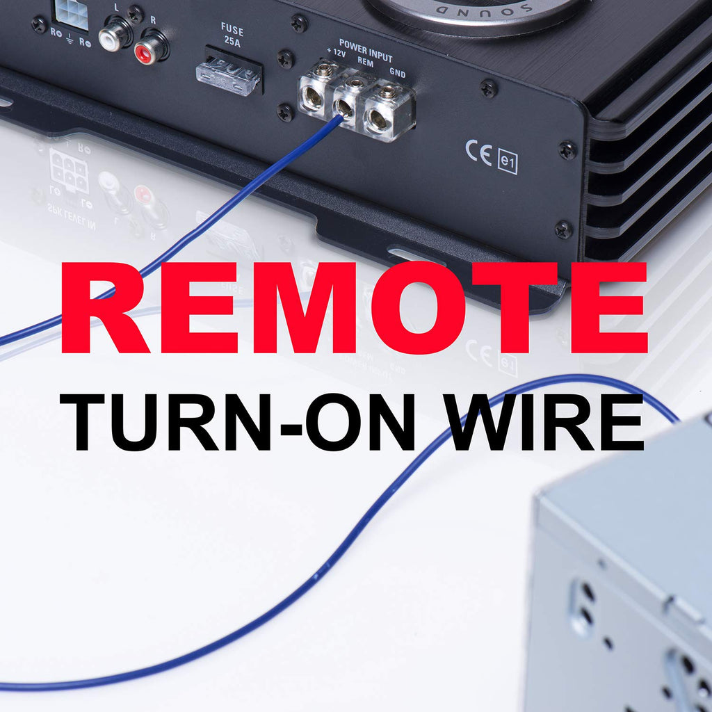 8 Gauge Car Amplifier Installation Wiring Kit N8334