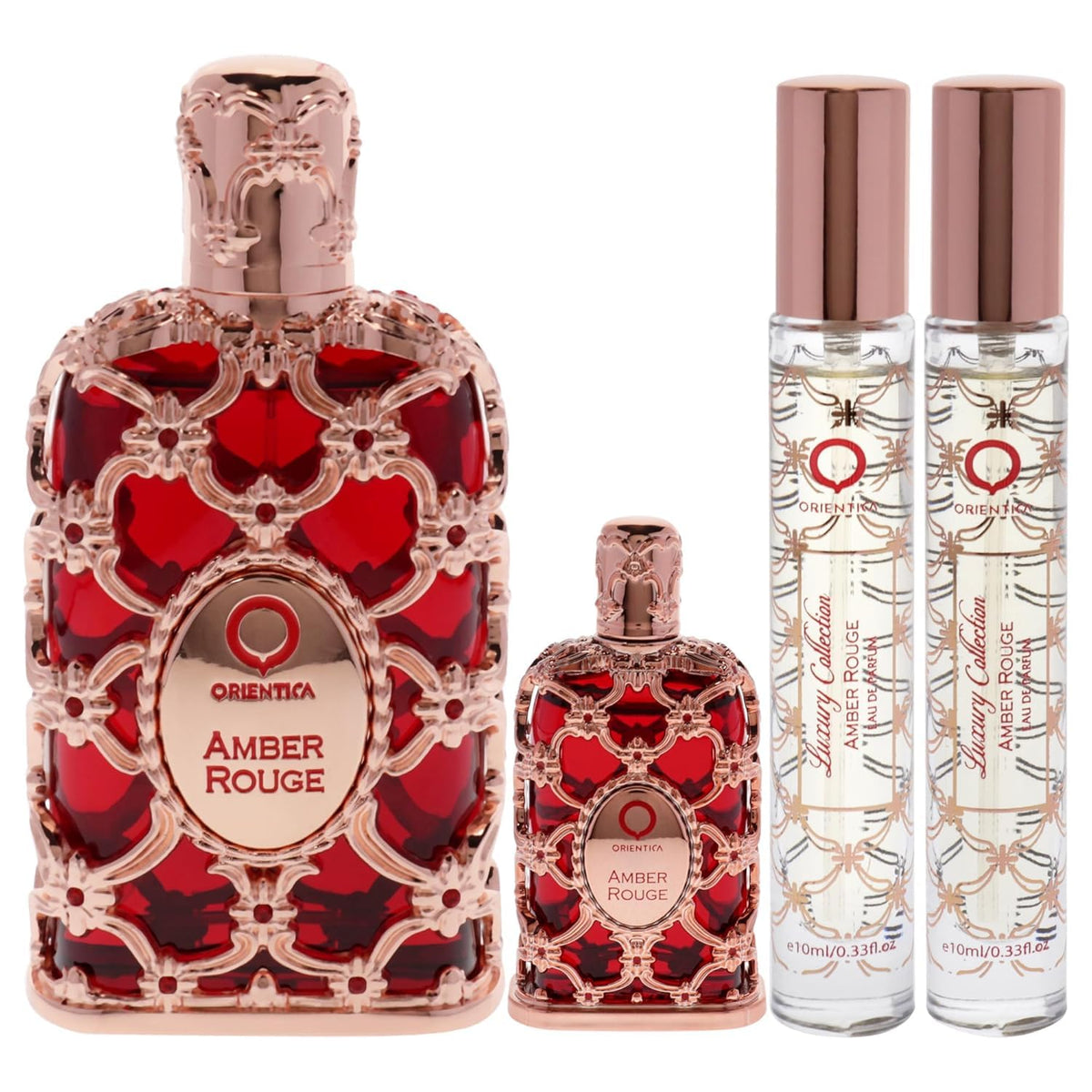 Amber Rouge 4 Pc Perfume Gift Set L353612