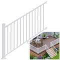 White Modular Stair Railing Kit P7327