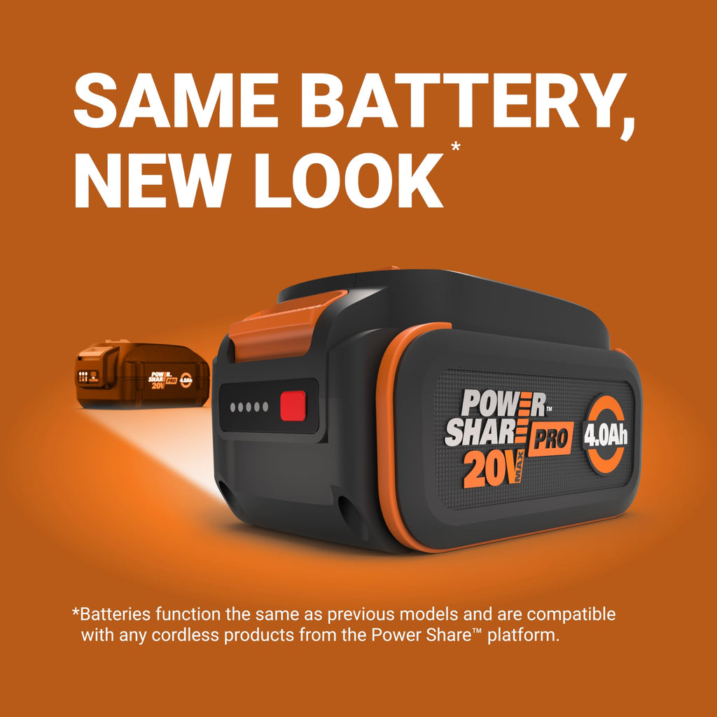 20V 4.0Ah Lithium-ion Battery 2 pcs W2525