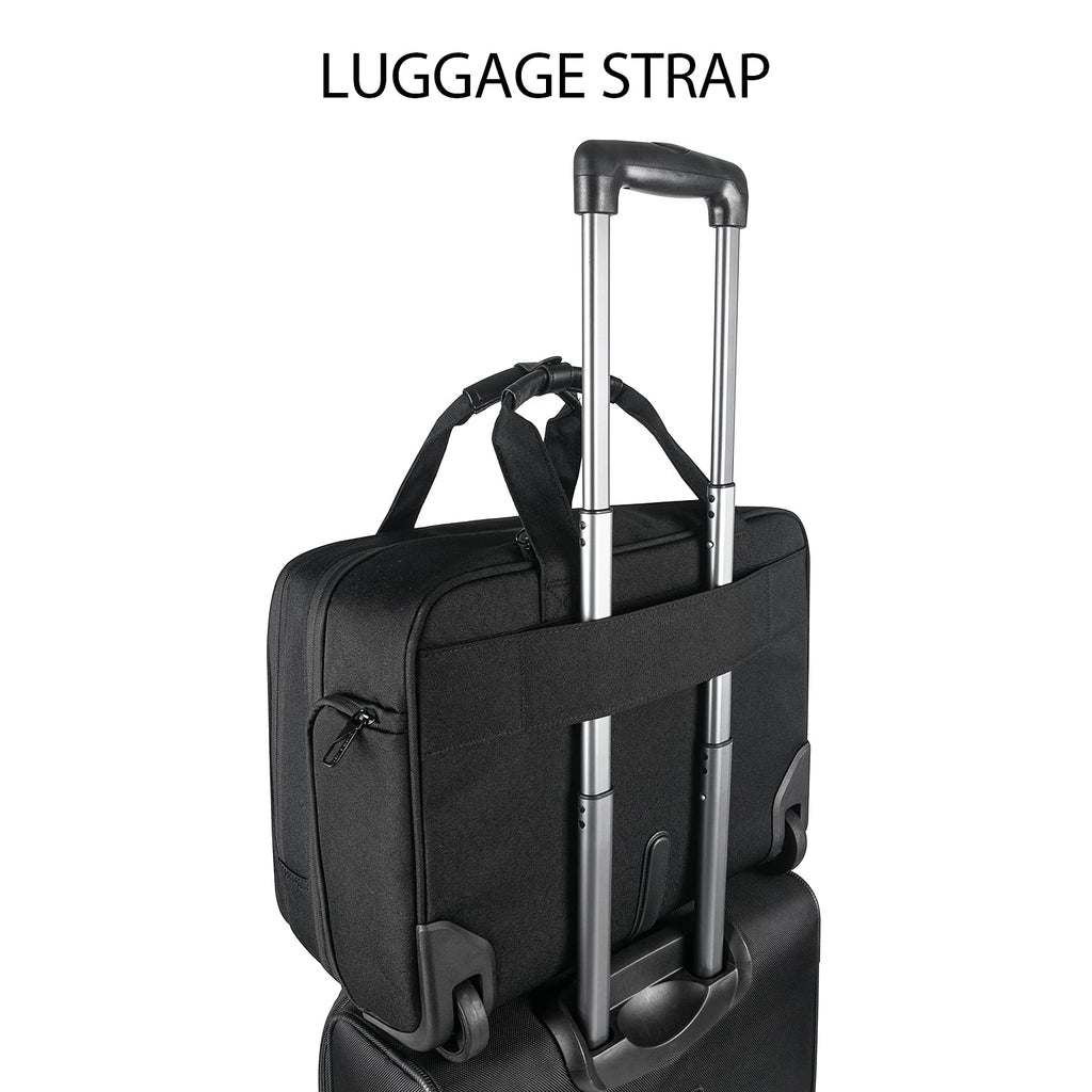 17.3 Inch Waterproof Black Rolling Laptop Bag O592