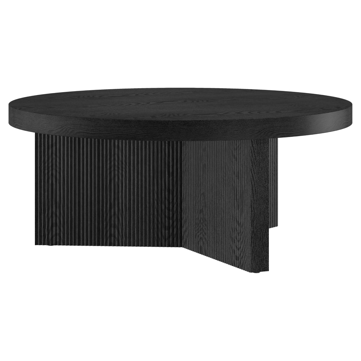 36" Scandinavian Fluted Coffee Table Z21189