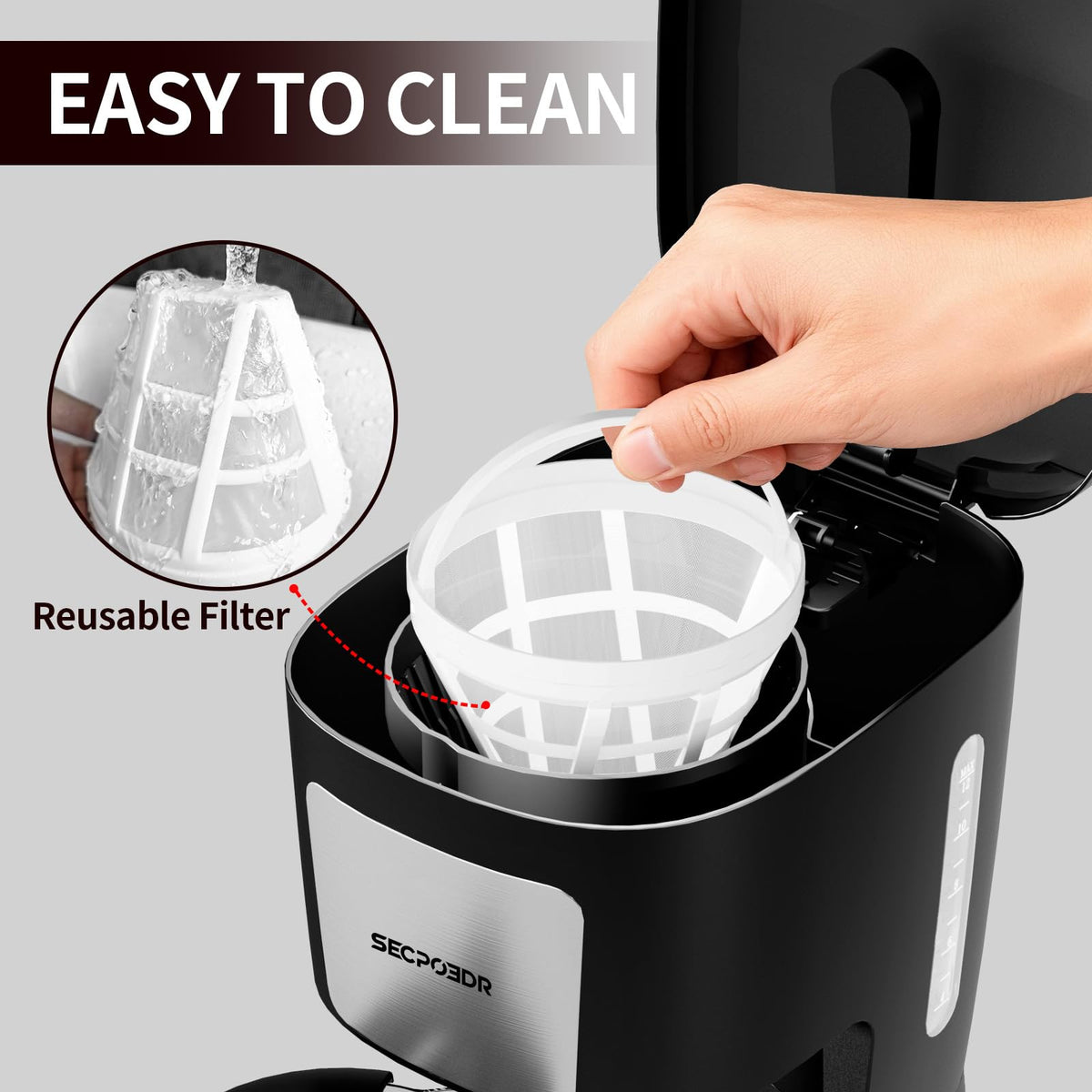 12 Cup Programmable Drip Coffee Maker Z562262
