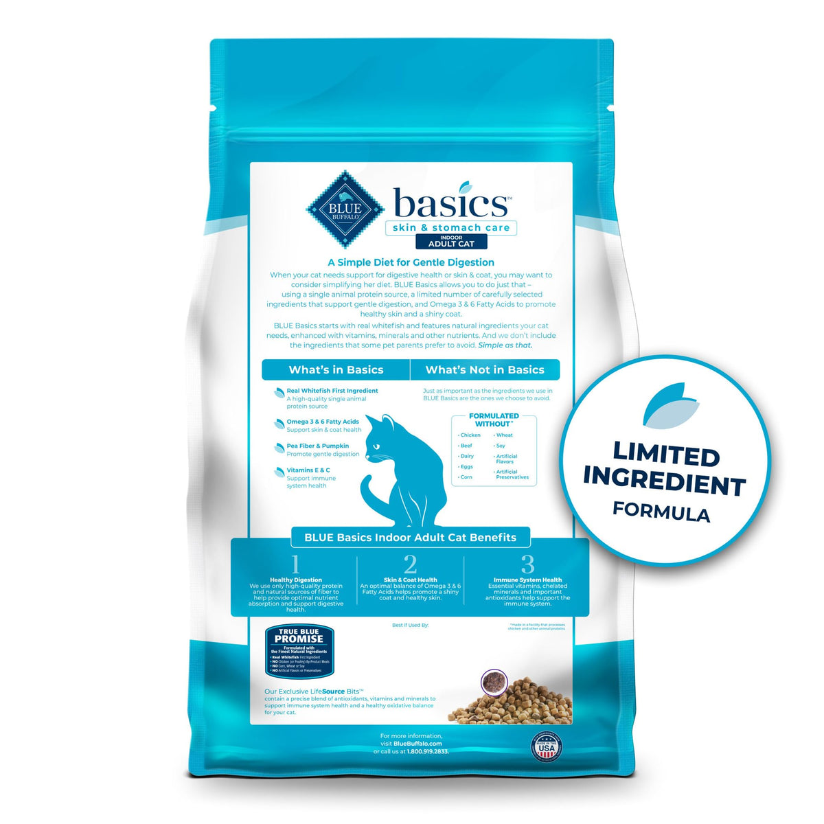 Whitefish Grain-Free Dry Cat Food 5 lb X99316