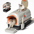 Stainless Steel Cat Litter Box with Lid F2885