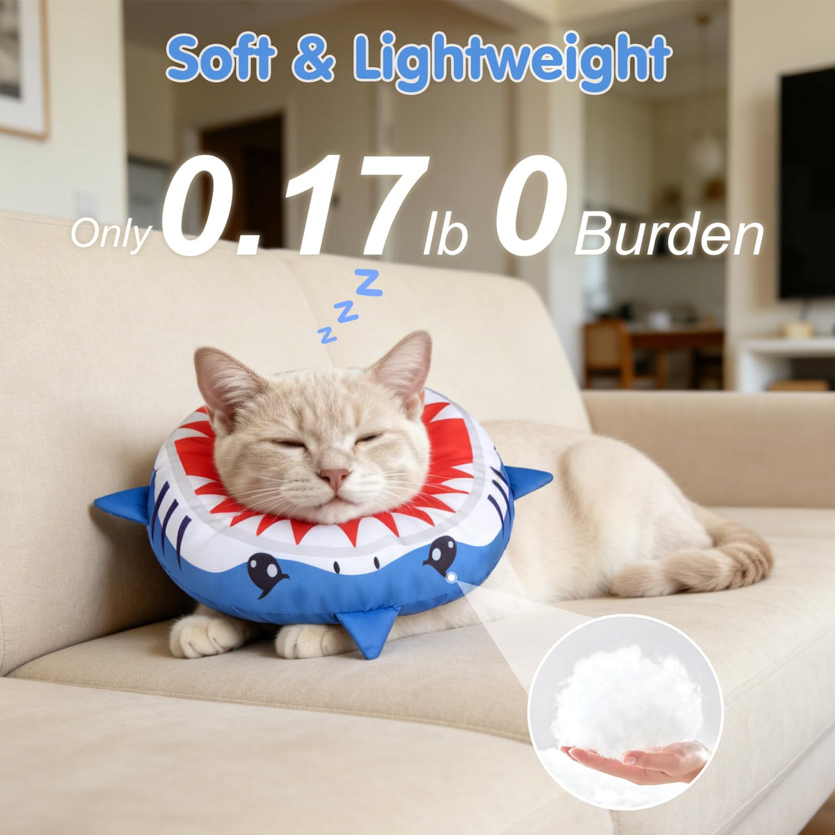 Soft Cat Recovery Cone Collar V157