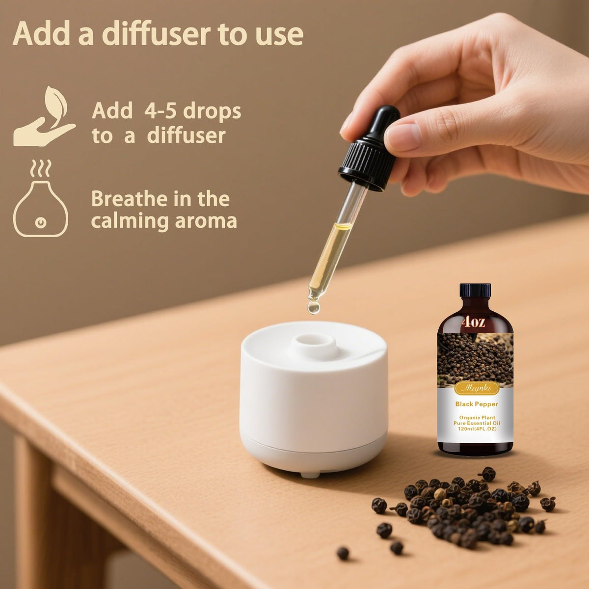 16oz & 4oz Lavender & Black Pepper Aromatherapy Set U6861