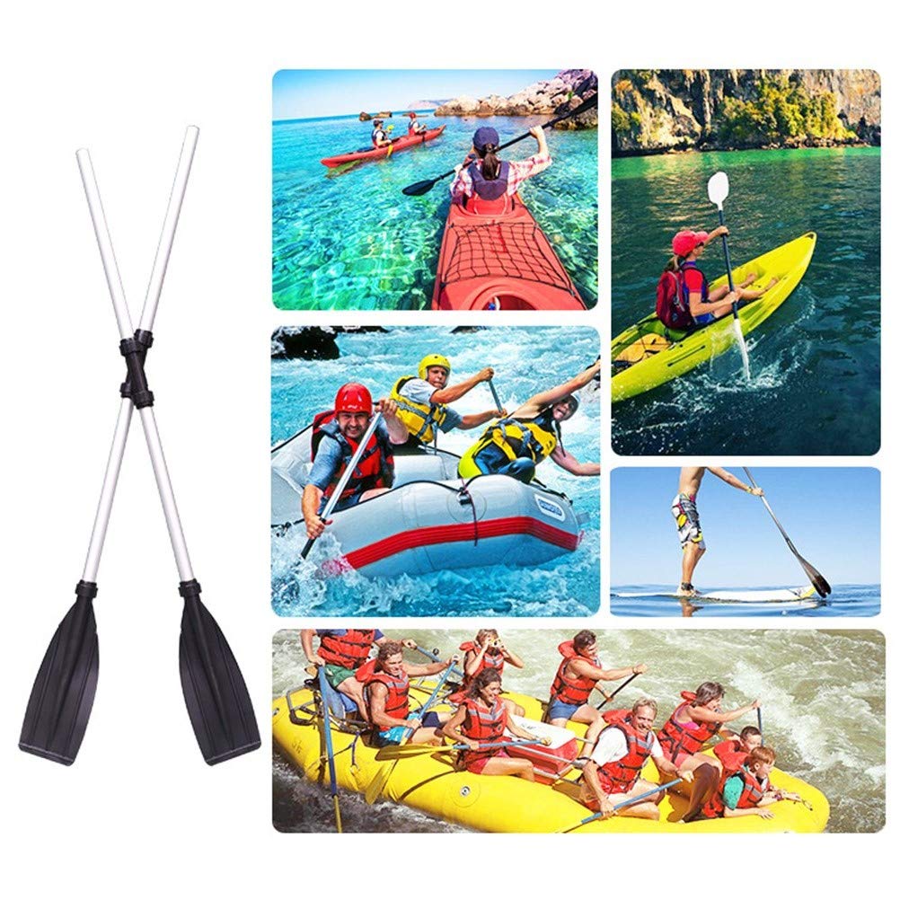 Aluminum Alloy Paddle, 2 Pack Adjustable Kayak Oars U2415