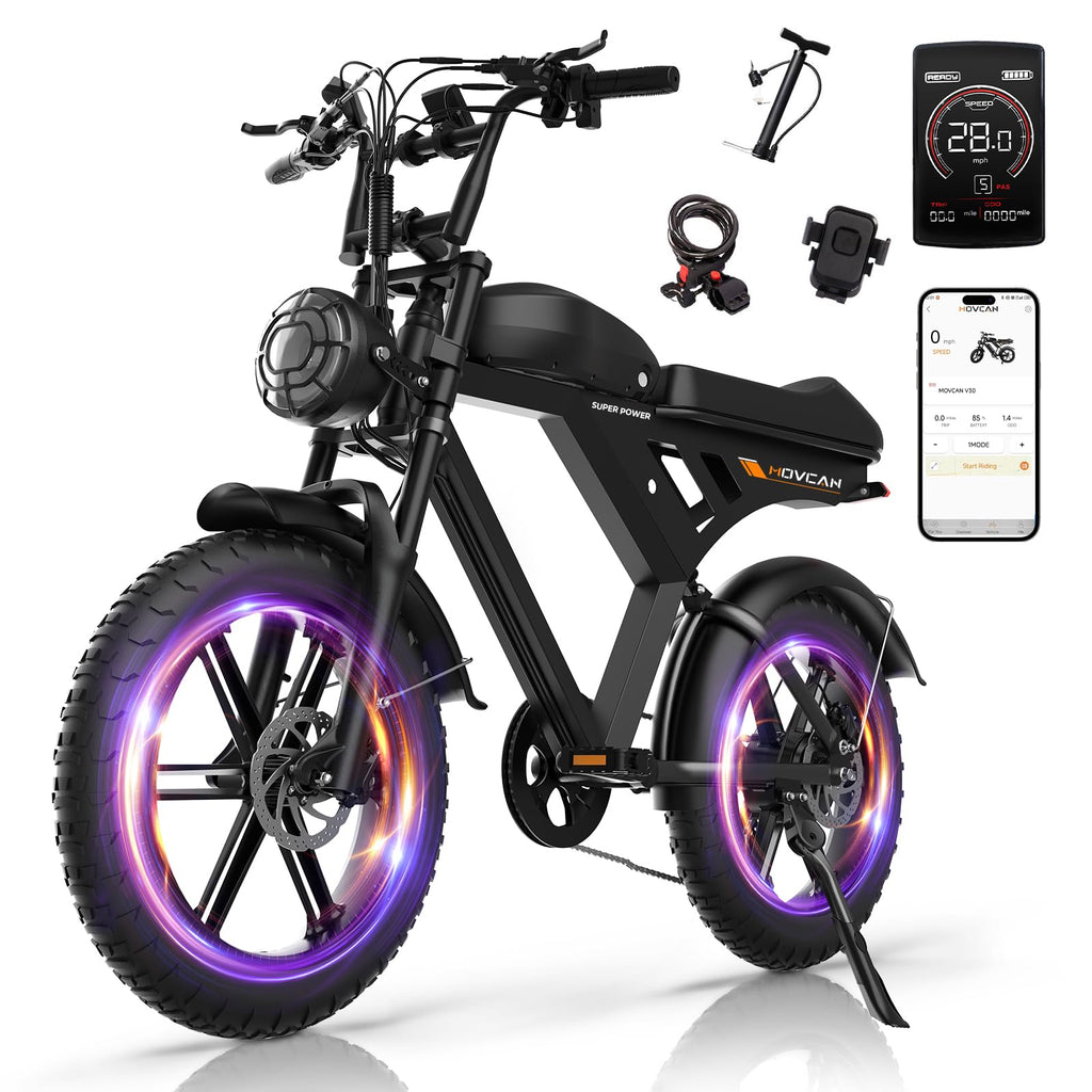 1000W Electric Bike 20" Fat Tire 7-Speed Z595459
