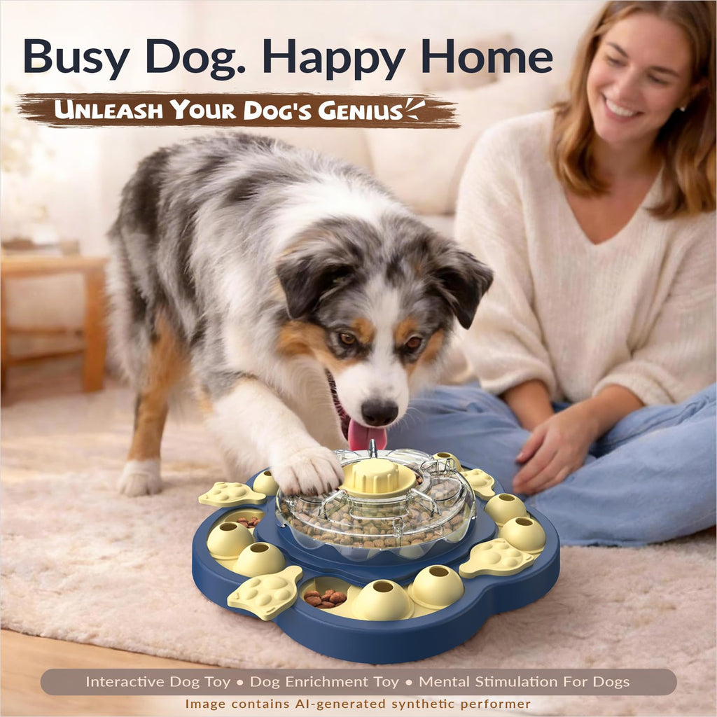 3-Level Dog Puzzle Toy Treat Dispenser M82258