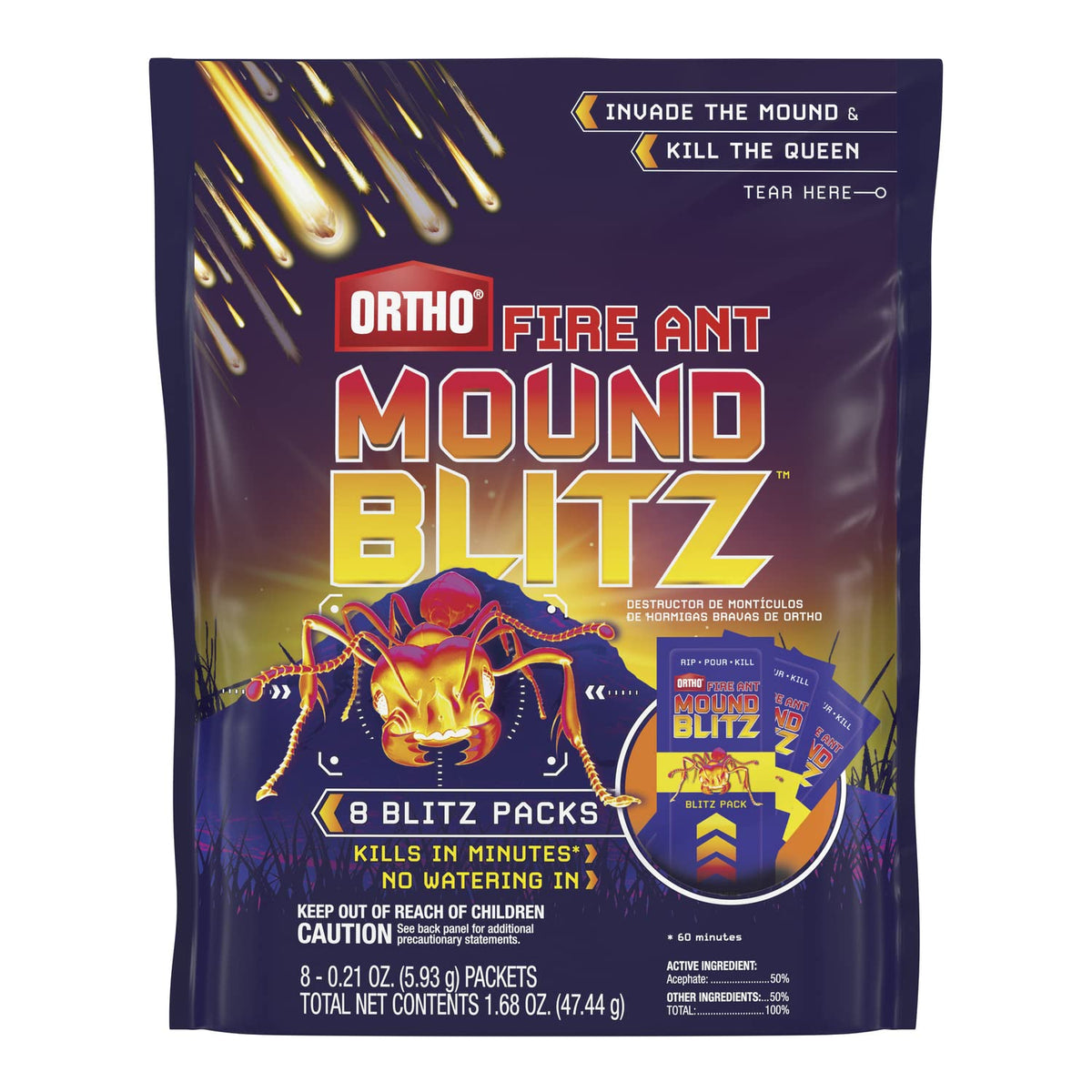 Fire Ant Mound Blitz, 8 Pre-Measured Packs D7653