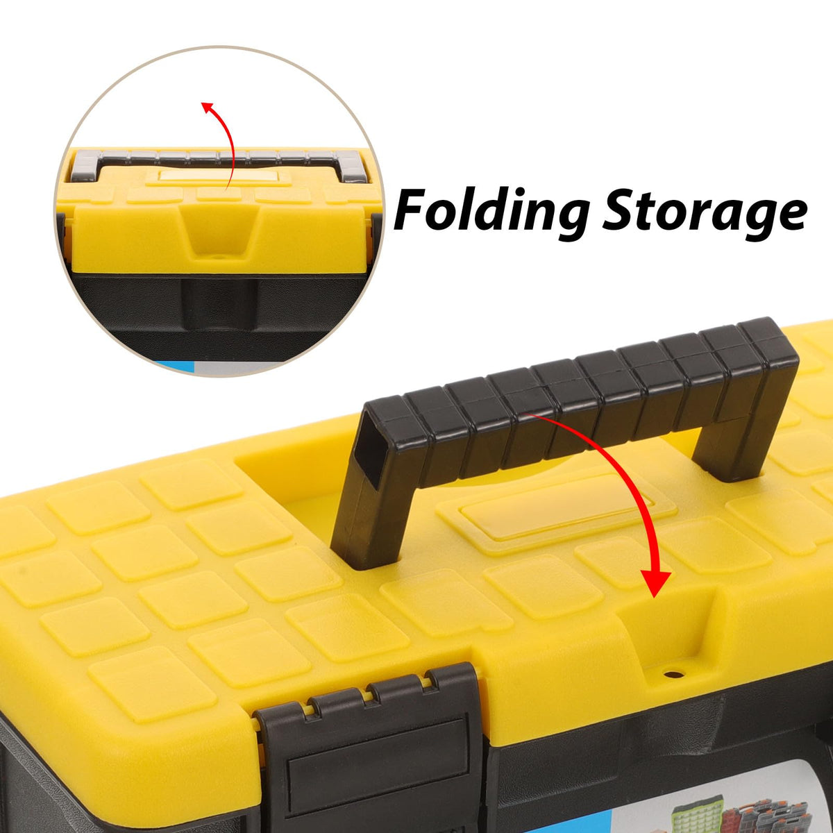 10 Inch Tool Box Organizer Hard Carrying Case P490