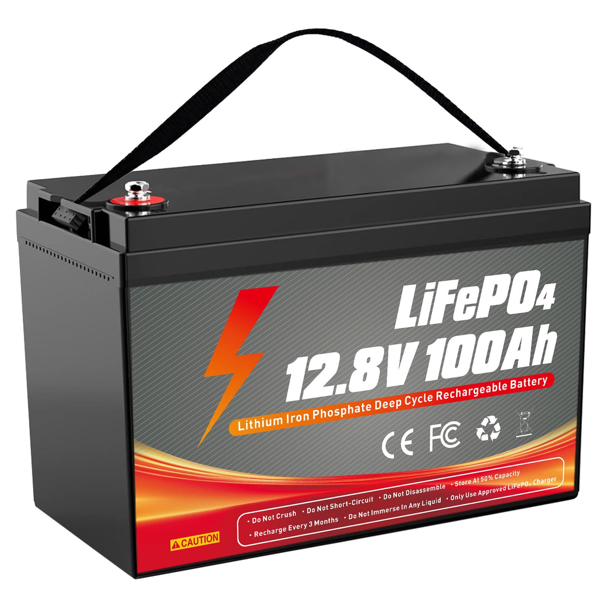 12V 100Ah LiFePO4 Battery A10923