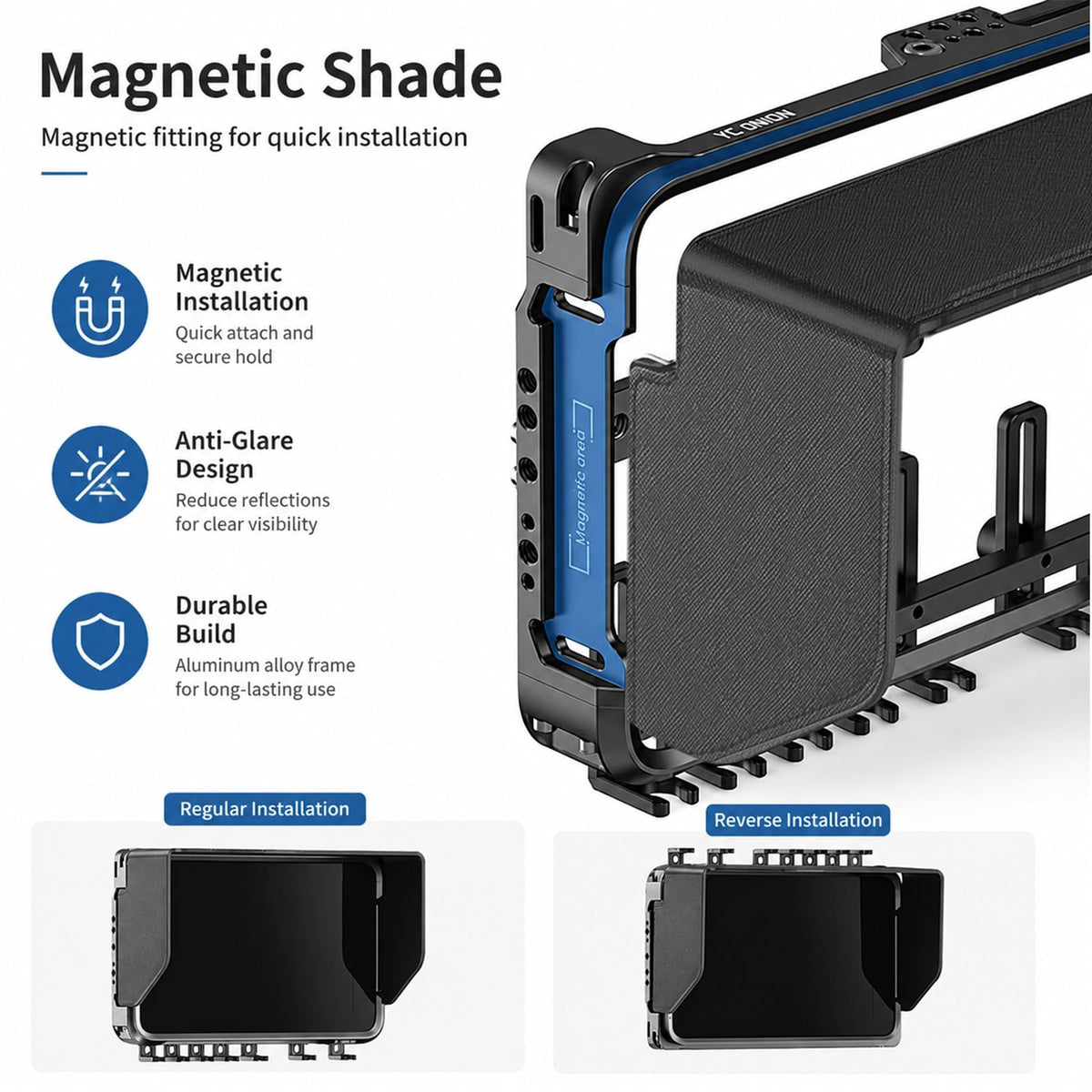 Aluminum Alloy Full Cage with Magnetic Shade L2946